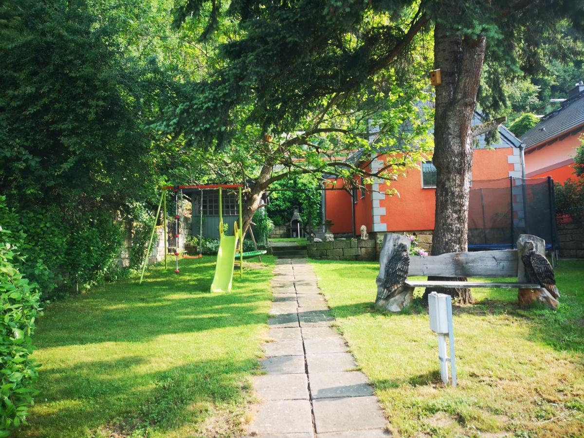 Вилла Ferienhaus Franz - An Der Elbe, Mit Grossem Garten Пирна Экстерьер фото